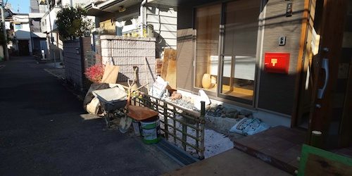 植栽前