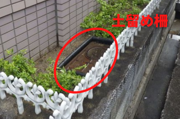 土留柵の写真