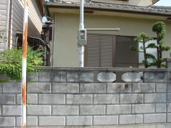 植栽作業前