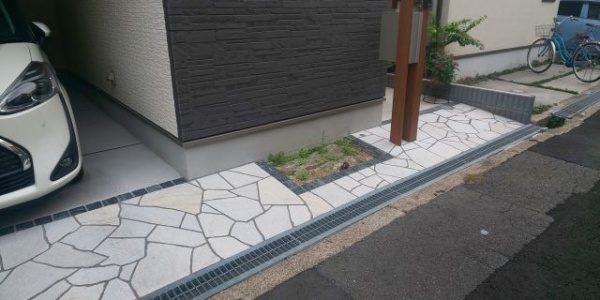 大阪市城東区 植栽の事例 施工前