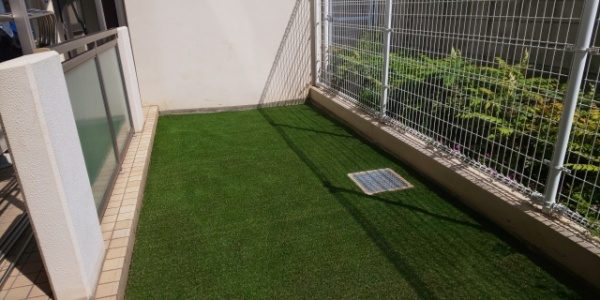 人工芝の施工後写真