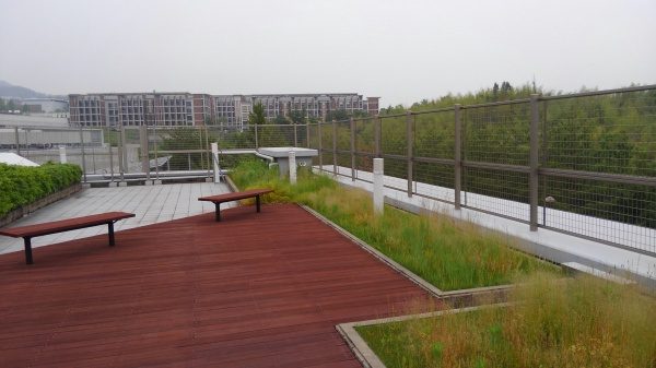屋上除草｜ビル屋上の草刈り　大阪府大阪市北区
