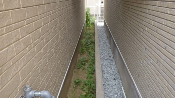 雑草対策｜防草シート（彩植兼美）施工　　大阪府堺市北区