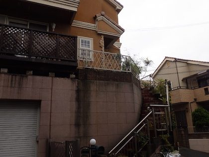 伐採作業後