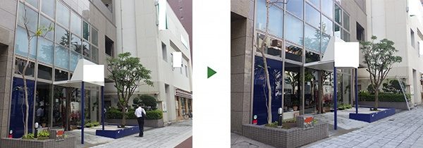 マンション植栽の害虫対策と落ち葉対策のための剪定 奈良県奈良市