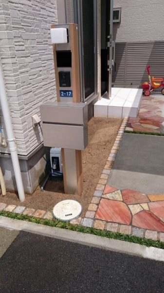 まっさらになった庭